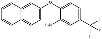2-(萘-2-基氧基)-5-(三氟甲基)苯胺 结构式