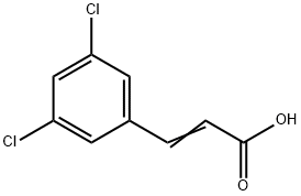 3-(3,5-二氯苯基)丙烯酸 结构式