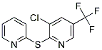 3-CHLORO-2-(2-PYRIDYLTHIO)-5-(TRIFLUOROMETHYL)PYRIDINE 结构式