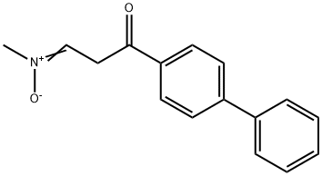 (3-[1,1'-BIPHENYL]-4-YL-3-OXOPROPYLIDENE)(METHYL)AMMONIUMOLATE 结构式