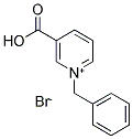 1-BENZYL-3-CARBOXY-PYRIDINIUM BROMIDE 结构式