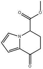 8-氧代-5,6,7,8-四氢吲嗪-5-羧酸甲酯 结构式