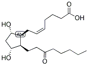 8-ISO-13,14-DIHYDRO-15-KETO PROSTAGLANDIN F2ALPHA 结构式