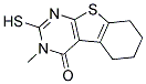 2-MERCAPTO-3-METHYL-5,6,7,8-TETRAHYDRO-3H-BENZO[4,5]THIENO[2,3-D]PYRIMIDIN-4-ONE 结构式