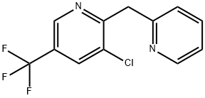 3-CHLORO-2-(2-PYRIDINYLMETHYL)-5-(TRIFLUOROMETHYL)PYRIDINE 结构式