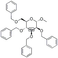 METHYL 2,3,4,6-TETRA-O-BENZYL-ALPHA-D-MANNOPYRANOSIDE 结构式