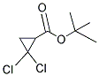 TERT-BUTYL 2,2-DICHLOROCYCLOPROPANE-1-CARBOXYLATE 结构式