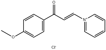 1-(4-METHOXYPHENYL)-3-PYRIDINIUM-1-YLPROP-2-EN-1-ONE CHLORIDE 结构式