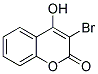 3-溴-4-羟基香豆素 结构式