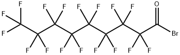 2,2,3,3,4,4,5,5,6,6,7,7,8,8,9,9,9-十七氟壬酰溴 结构式