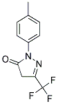2-(4-METHYLPHENYL)-5-(TRIFLUOROMETHYL)-2,4-DIHYDRO-3H-PYRAZOL-3-ONE 结构式