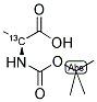 BOC-ALA-OH-2-13C 结构式