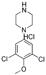 1-(3,5-DICHLORO-4-METHOXYPHENYL)PIPERAZINE HYDROCHLORIDE 结构式