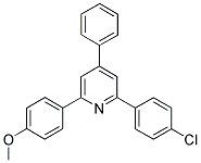 2-(4-CHLOROPHENYL)-6-(4-METHOXYPHENYL)-4-PHENYLPYRIDINE 结构式