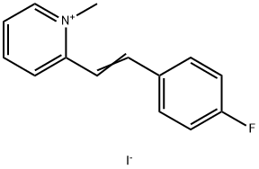 2-(4-FLUOROSTYRYL)-1-METHYLPYRIDINIUM IODIDE 结构式