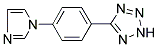 5-[4-(1H-Imidazol-1-yl)phenyl]-2H-1,2,3,4-tetraazole 结构式