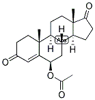 4-ANDROSTEN-6-BETA-OL-3,17-DIONE ACETATE 结构式
