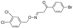 3-(4-BROMOPHENYL)-3-OXOPROPANAL O-(3,4-DICHLOROBENZYL)OXIME 结构式