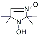 1-HYDROXY-2,2,5,5-TETRAMETHYL-3-IMIDAZOLINE-3-OXIDE 结构式