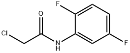 2-氯-N-(2,5-二氟苯基)乙酰胺 结构式