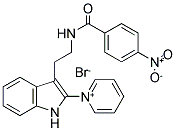 (4-NITROPHENYL)-N-(2-(2-PYRIDYLINDOL-3-YL)ETHYL)FORMAMIDE, BROMIDE 结构式