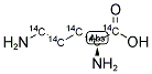 L-ORNITHINE [U14 C] 结构式