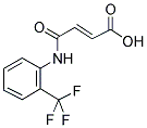 3-(2-TRIFLUOROMETHYL-PHENYLCARBAMOYL)-ACRYLIC ACID 结构式