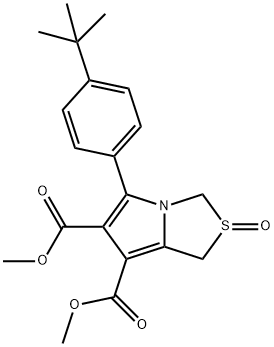 DIMETHYL 5-[4-(TERT-BUTYL)PHENYL]-2-OXO-2,3-DIHYDRO-1H-2LAMBDA4-PYRROLO[1,2-C][1,3]THIAZOLE-6,7-DICARBOXYLATE 结构式