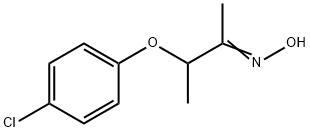 3-(4-CHLOROPHENOXY)-2-BUTANONE OXIME 结构式