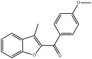 (4-Methoxyphenyl)(3-methyl-1-benzofuran-2-yl)methanone 结构式