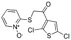 2-([2-(2,5-DICHLORO-3-THIENYL)-2-OXOETHYL]THIO)PYRIDINIUM-1-OLATE 结构式