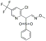 2-[3-CHLORO-5-(TRIFLUOROMETHYL)-2-PYRIDINYL]-2-(PHENYLSULFONYL)ACETALDEHYDE O-METHYLOXIME 结构式