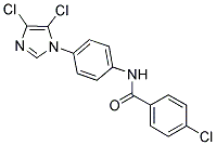 N1-[4-(4,5-DICHLORO-1H-IMIDAZOL-1-YL)PHENYL]-4-CHLOROBENZAMIDE 结构式