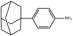 4-(1-金刚烷基)苯胺 结构式