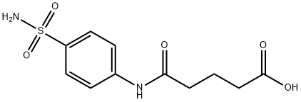 4-(4-SULFAMOYL-PHENYLCARBAMOYL)-BUTYRIC ACID 结构式