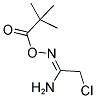 O1-(2,2-DIMETHYLPROPANOYL)-2-CHLOROETHANEHYDROXIMAMIDE 结构式