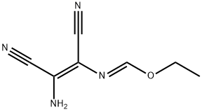 ETHYL N-(2-AMINO-1,2-DICYANOVINYL)IMINOFORMATE 结构式