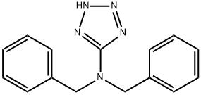 N,N-DIBENZYL-1H-1,2,3,4-TETRAAZOL-5-AMINE 结构式