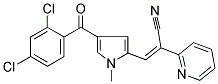 3-[4-(2,4-DICHLOROBENZOYL)-1-METHYL-1H-PYRROL-2-YL]-2-(2-PYRIDINYL)ACRYLONITRILE 结构式