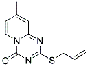 2-(ALLYLSULFANYL)-8-METHYL-4H-PYRIDO[1,2-A][1,3,5]TRIAZIN-4-ONE 结构式