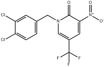 1-(3,4-DICHLOROBENZYL)-3-NITRO-5-(TRIFLUOROMETHYL)-2(1H)-PYRIDINONE