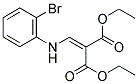 DIETHYL 2-[(2-BROMOANILINO)METHYLENE]MALONATE 结构式