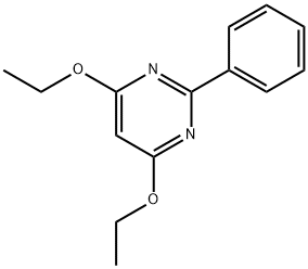 4,6-DIETHOXY-2-PHENYLPYRIMIDINE 结构式