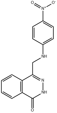 4-[(4-NITROANILINO)METHYL]-1(2H)-PHTHALAZINONE 结构式
