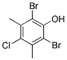 2,6-二溴-4-氯-3,5-二甲基苯酚 结构式