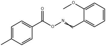 1-METHOXY-2-(([(4-METHYLBENZOYL)OXY]IMINO)METHYL)BENZENE 结构式