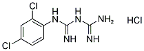 1-(2-4-DICHLOROPHENYL)BIGUANIDE HYDROCHLORIDE 结构式