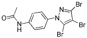 N1-[4-(3,4,5-TRIBROMO-1H-PYRAZOL-1-YL)PHENYL]ACETAMIDE 结构式