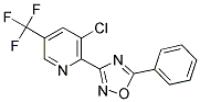 3-CHLORO-2-(5-PHENYL-1,2,4-OXADIAZOL-3-YL)-5-(TRIFLUOROMETHYL)PYRIDINE 结构式