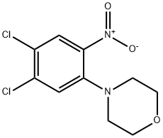 4-(4,5-DICHLORO-2-NITROPHENYL)MORPHOLINE 结构式